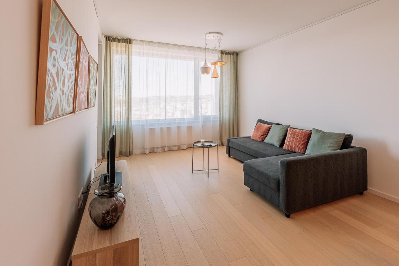 Skau Coral Residence In Sky Park 22 Floor 1Tower Panoramic View Free Parking Bratislava Eksteriør bilde