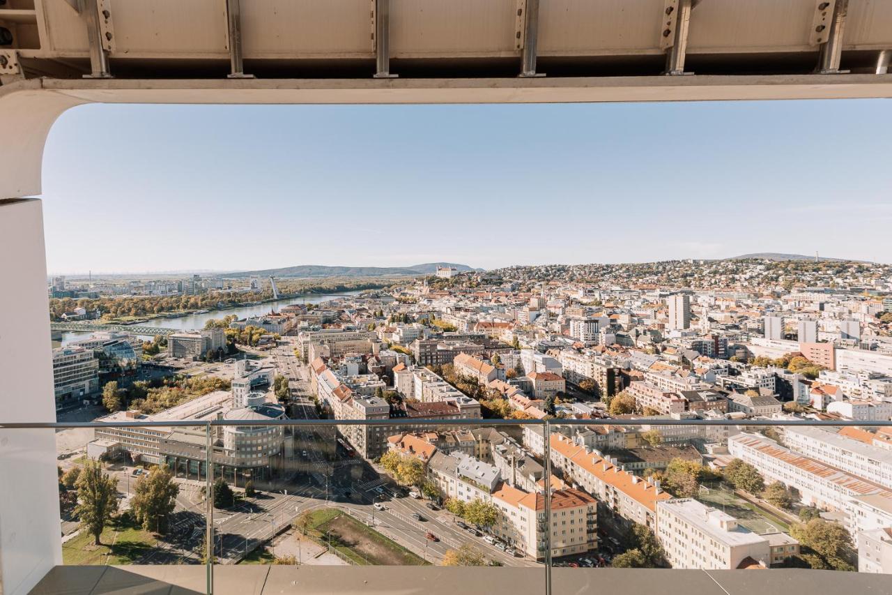 Skau Coral Residence In Sky Park 22 Floor 1Tower Panoramic View Free Parking Bratislava Eksteriør bilde